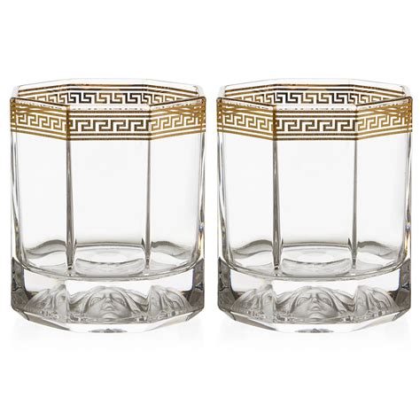 rosenthal versace medusa lumière whisky tumblers|Versace Giftware Collection .